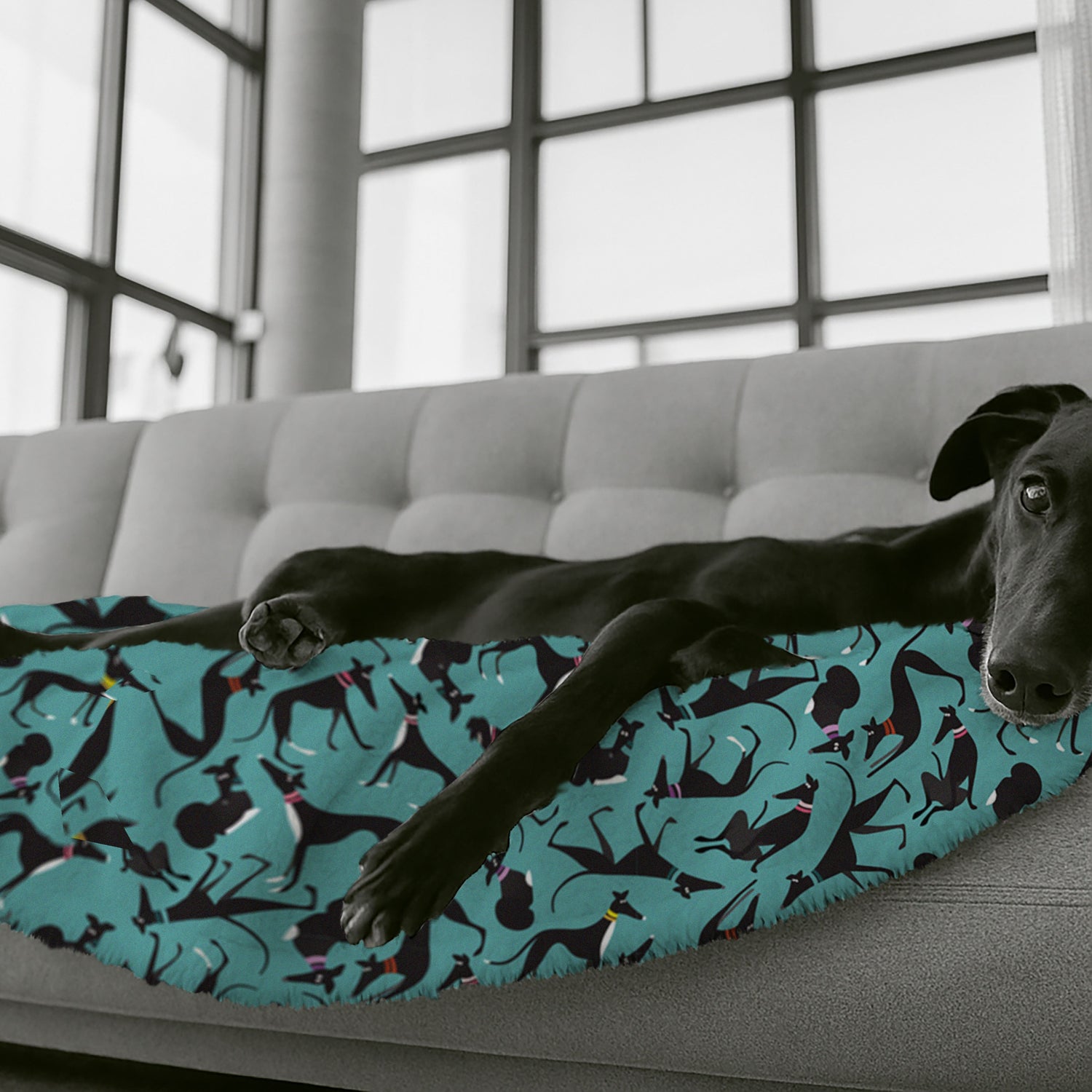 Greyhounds Neck Tube Scarf - PINK