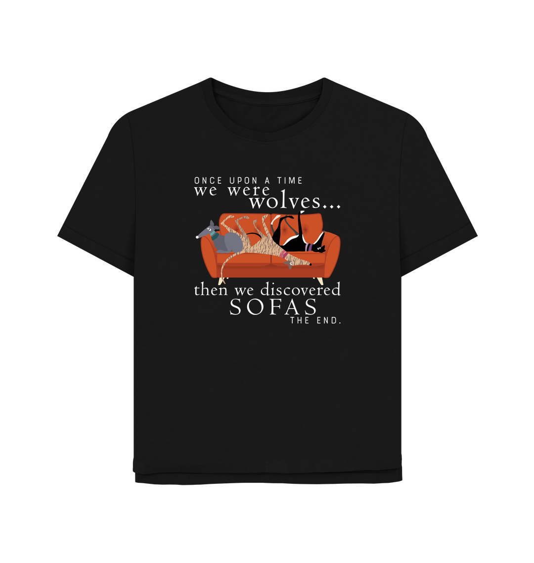Black Printed T-shirt Front