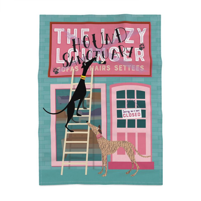 Greyhound Sanctuary Tea Towel