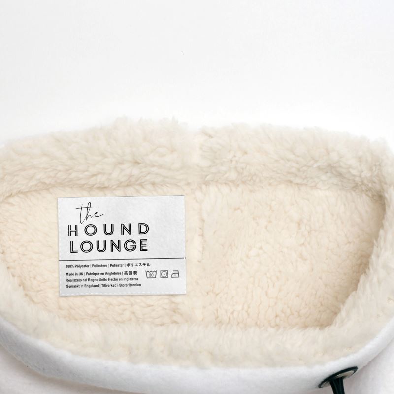 Black and White Hound Loungers - GREY Sherpa Snood
