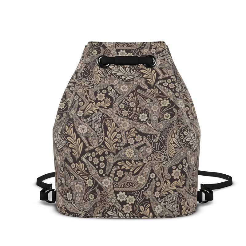 Paisley Hounds - Luxury Leather Backpack