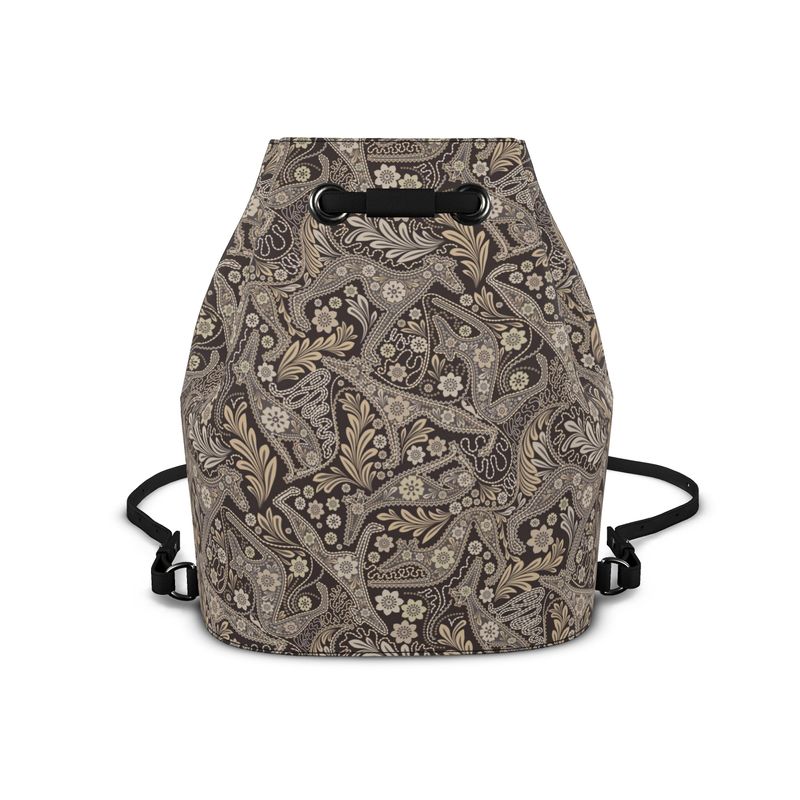 Paisley Hounds - Luxury Leather Backpack