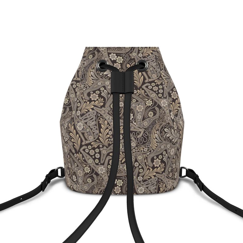 Paisley Hounds - Luxury Leather Backpack