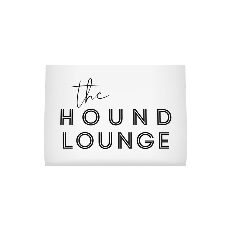 Black Labrador - Luxury Tea Towel with Decorative Edge