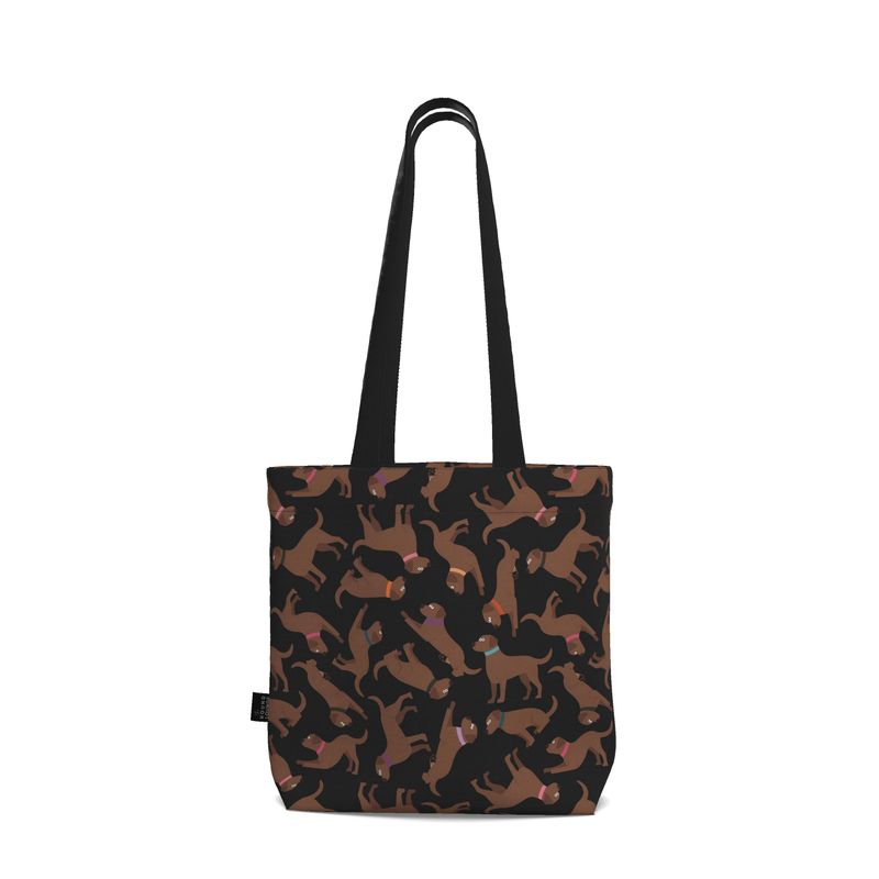 Chocolate Labrador Tote Bag