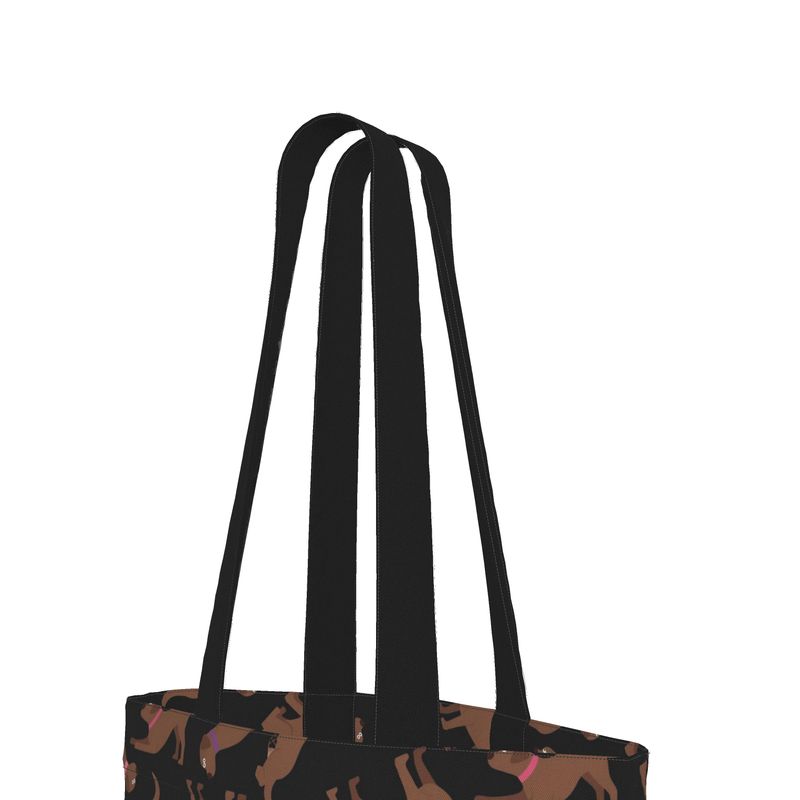 Chocolate Labrador Tote Bag
