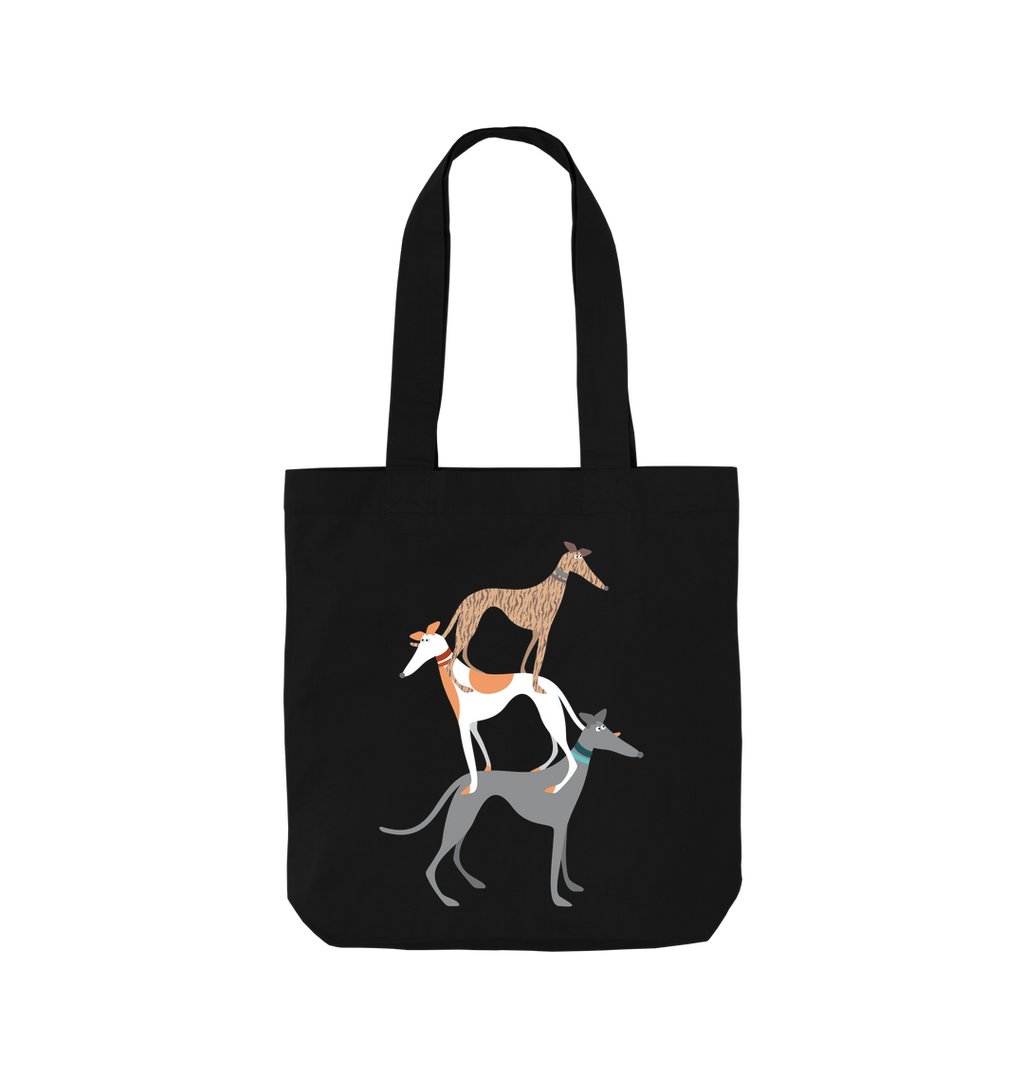 Black Printed Bag