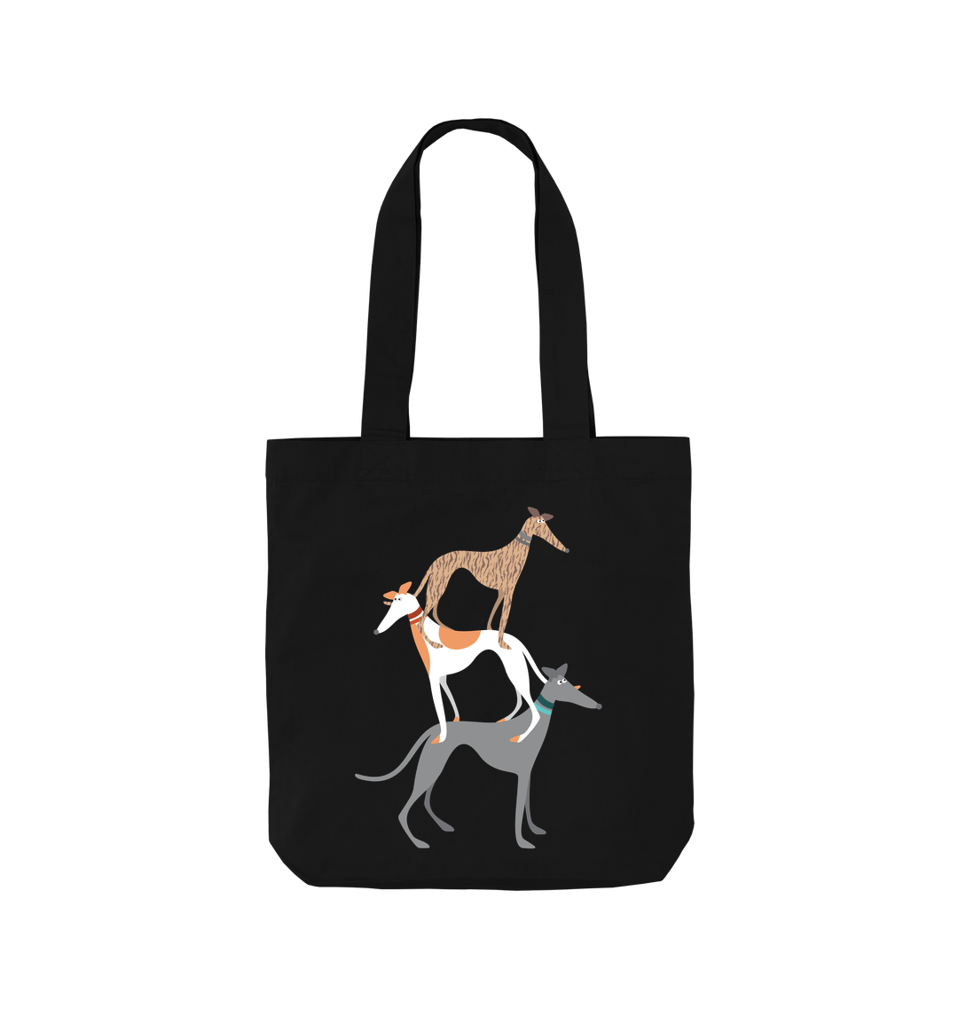 Black Printed Bag