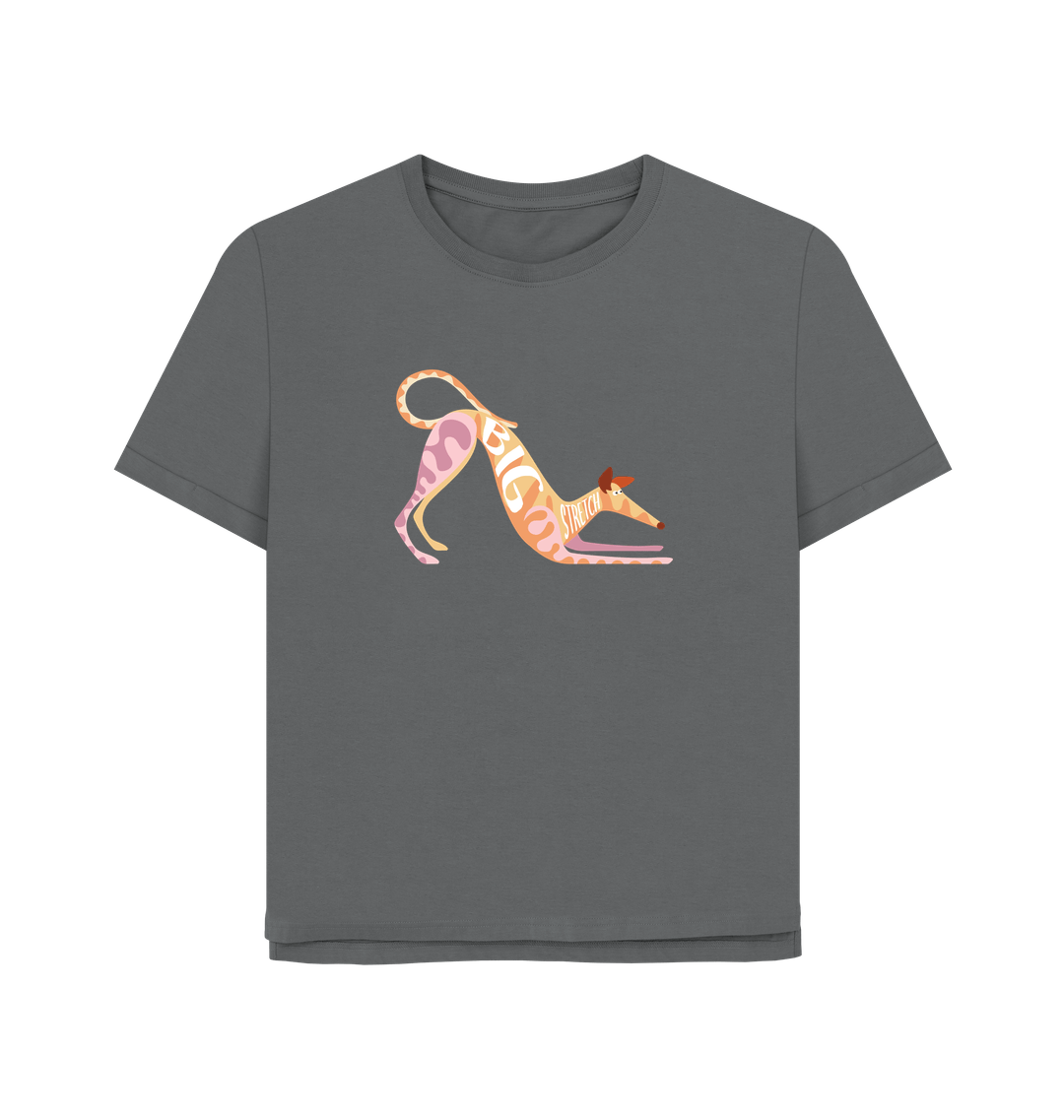 Slate Grey Printed T-shirt Front