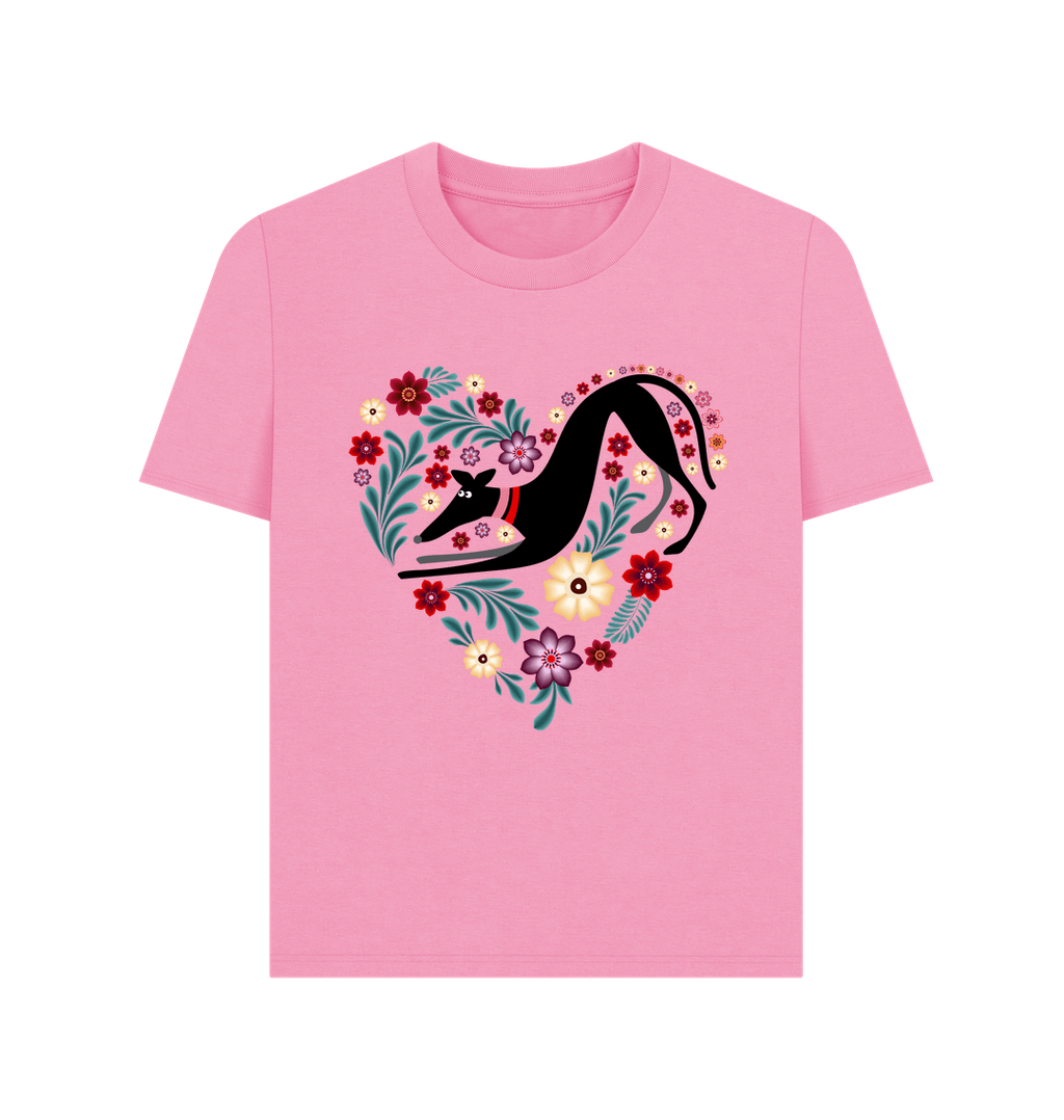Rose Pink Printed T-shirt