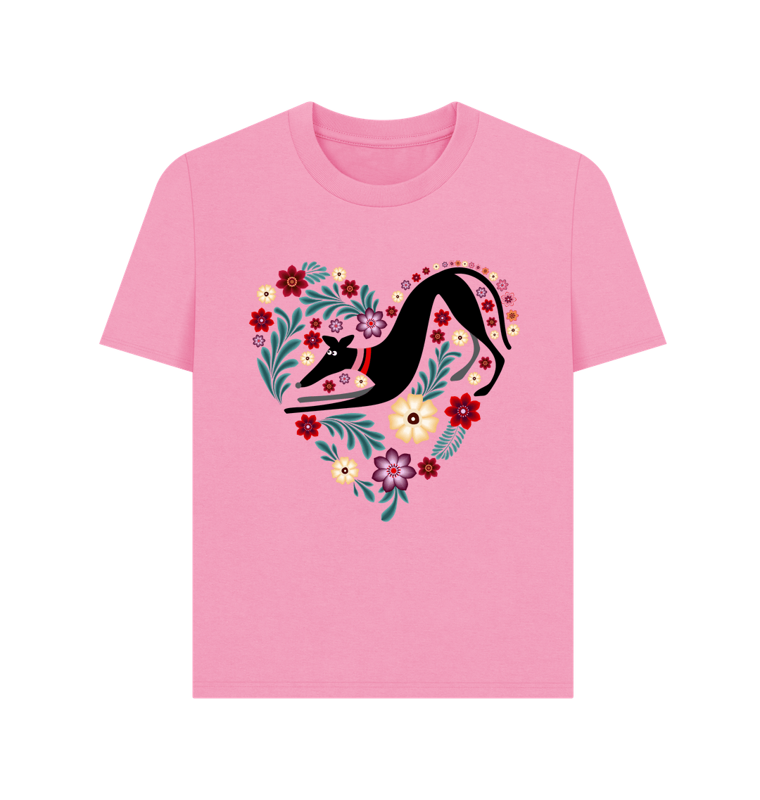 Rose Pink Printed T-shirt