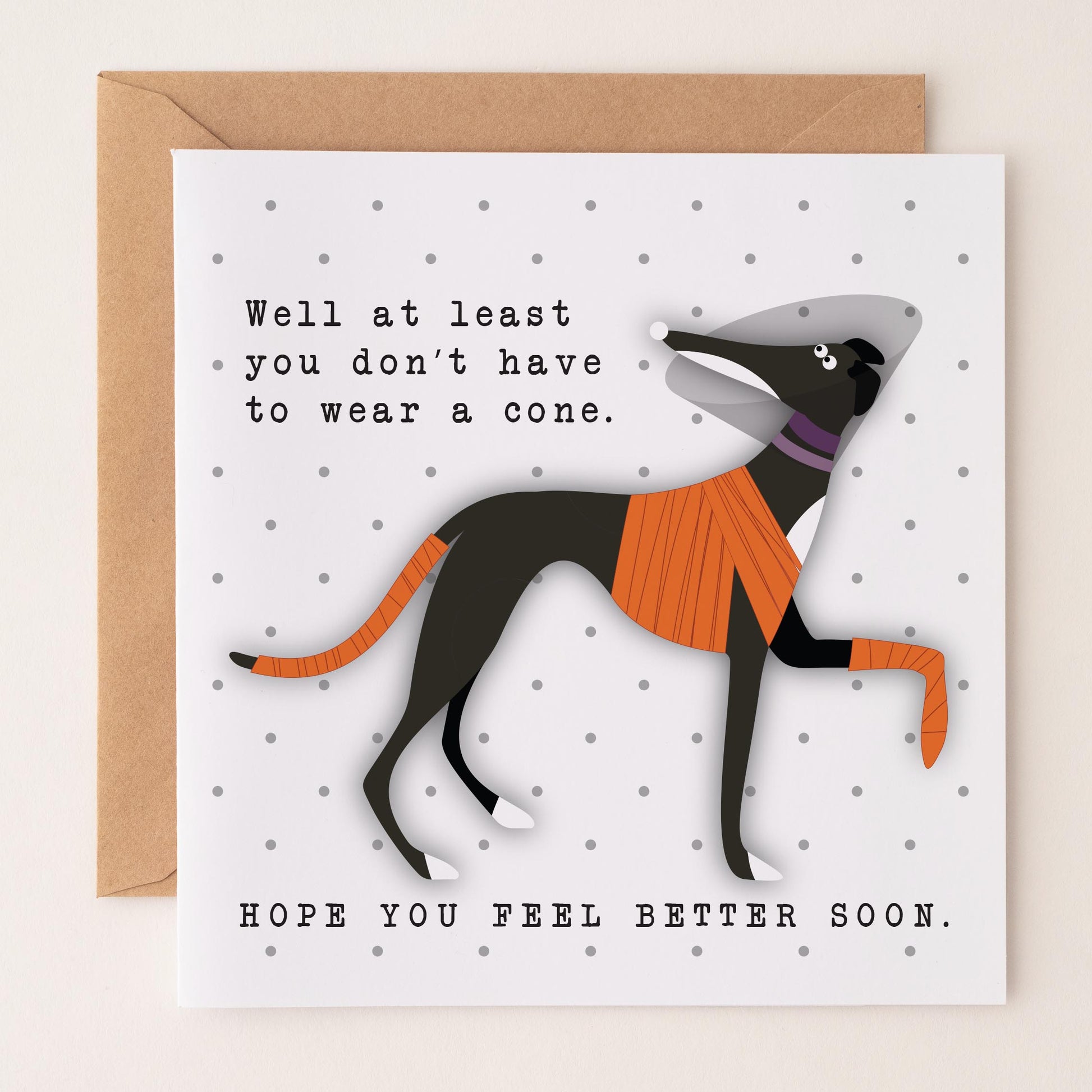 Get Well Soon - Hound Greetings Card