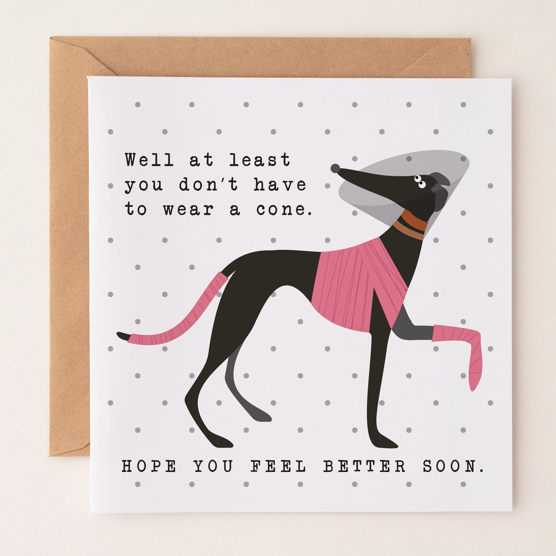 Get Well Soon - Hound Greetings Card