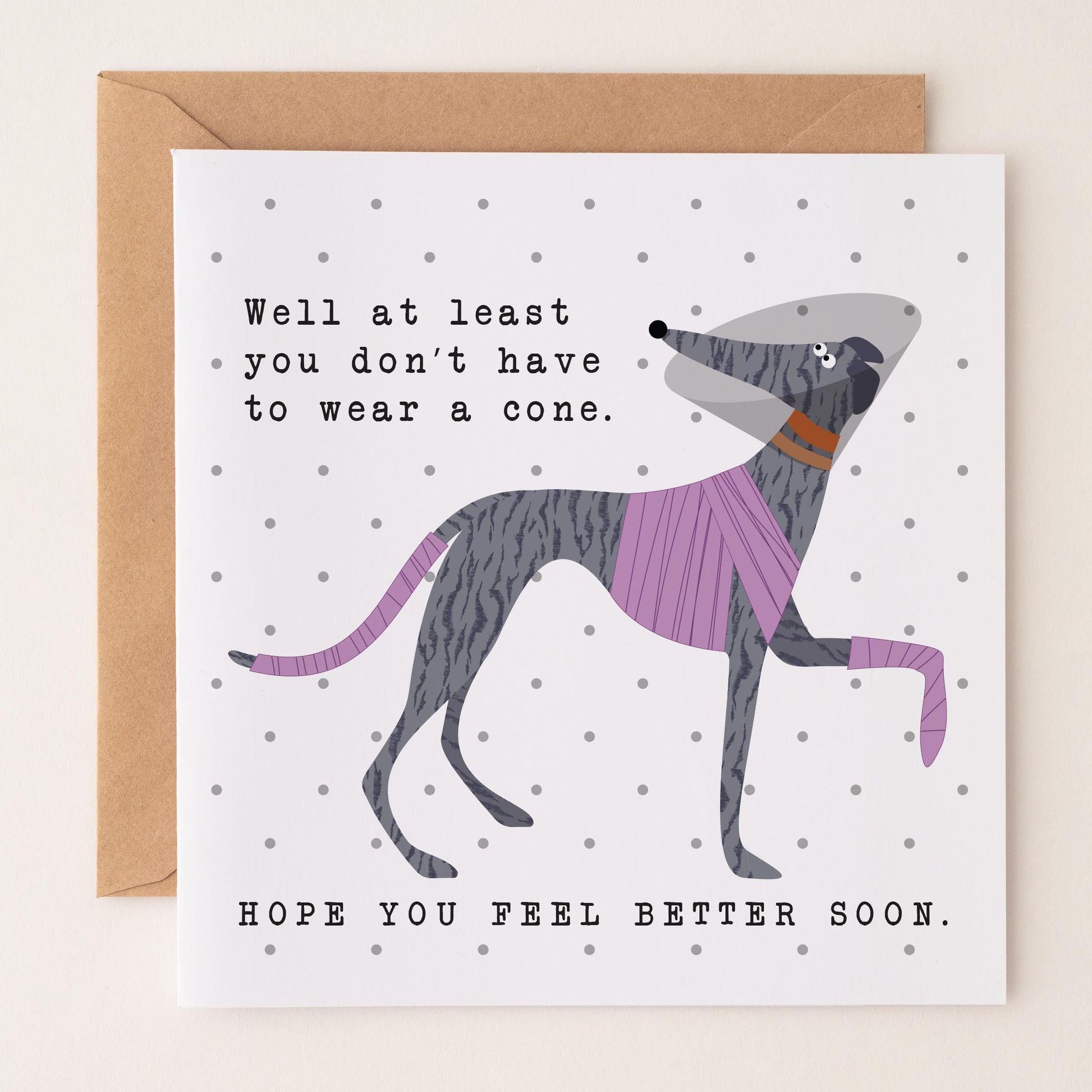 Get Well Soon - Hound Greetings Card