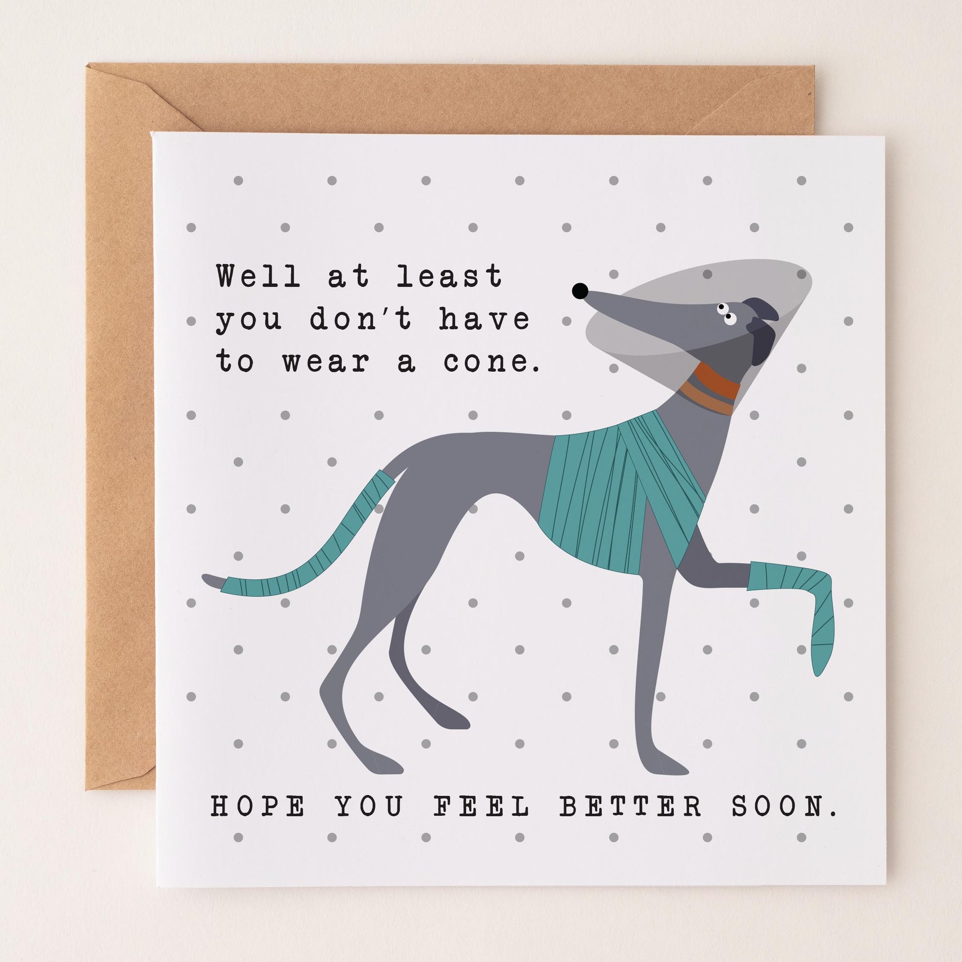 Get Well Soon - Hound Greetings Card