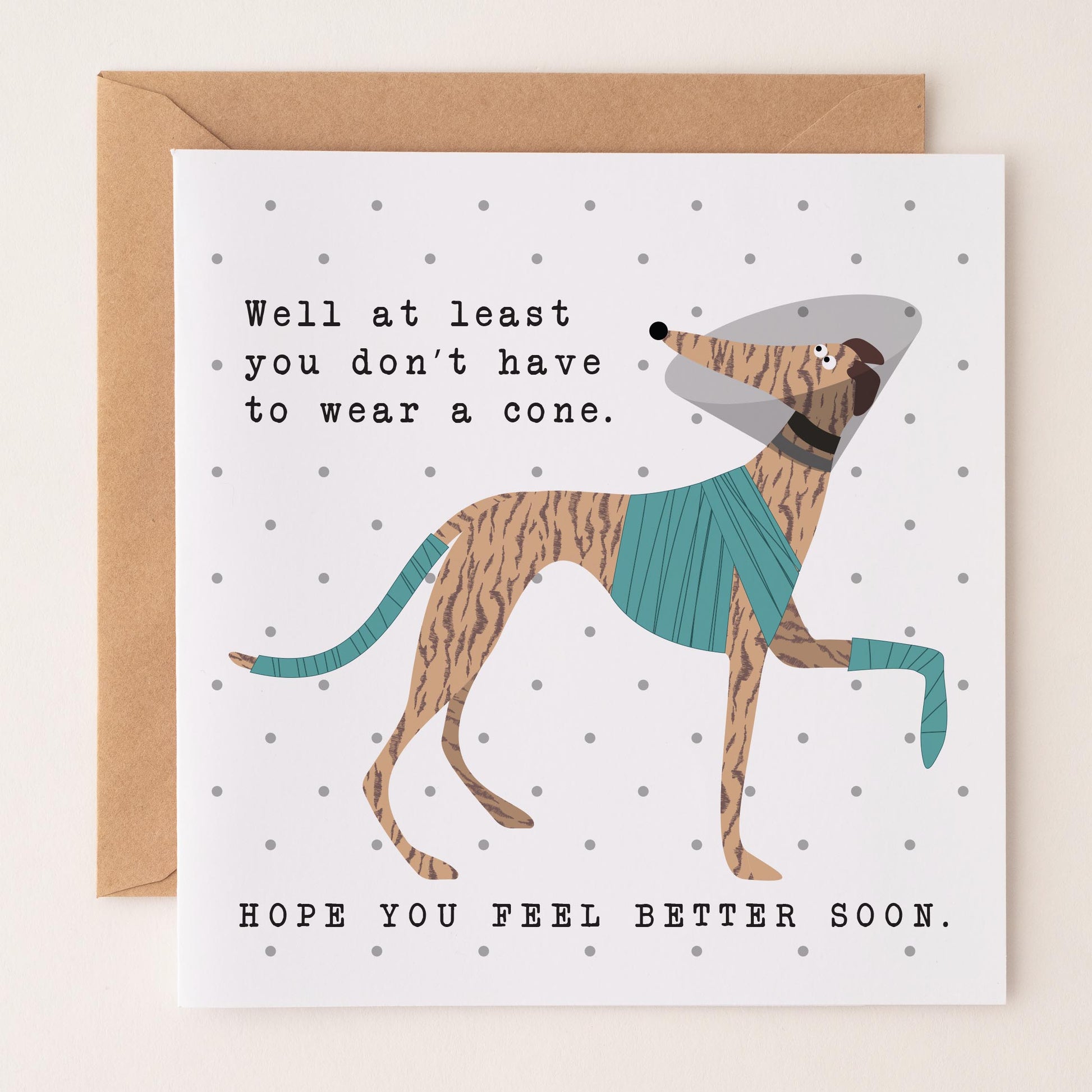 Get Well Soon - Hound Greetings Card