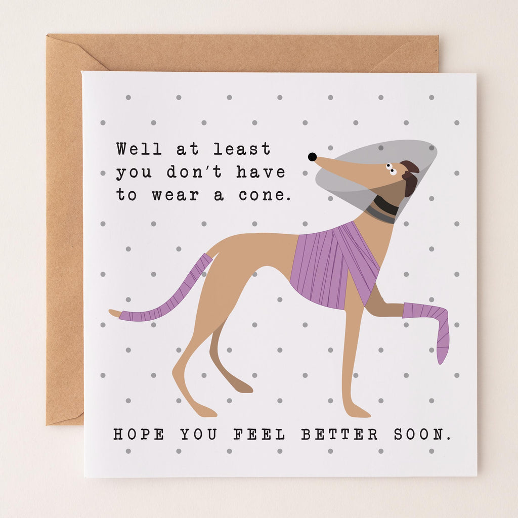 Get Well Soon - Hound Greetings Card