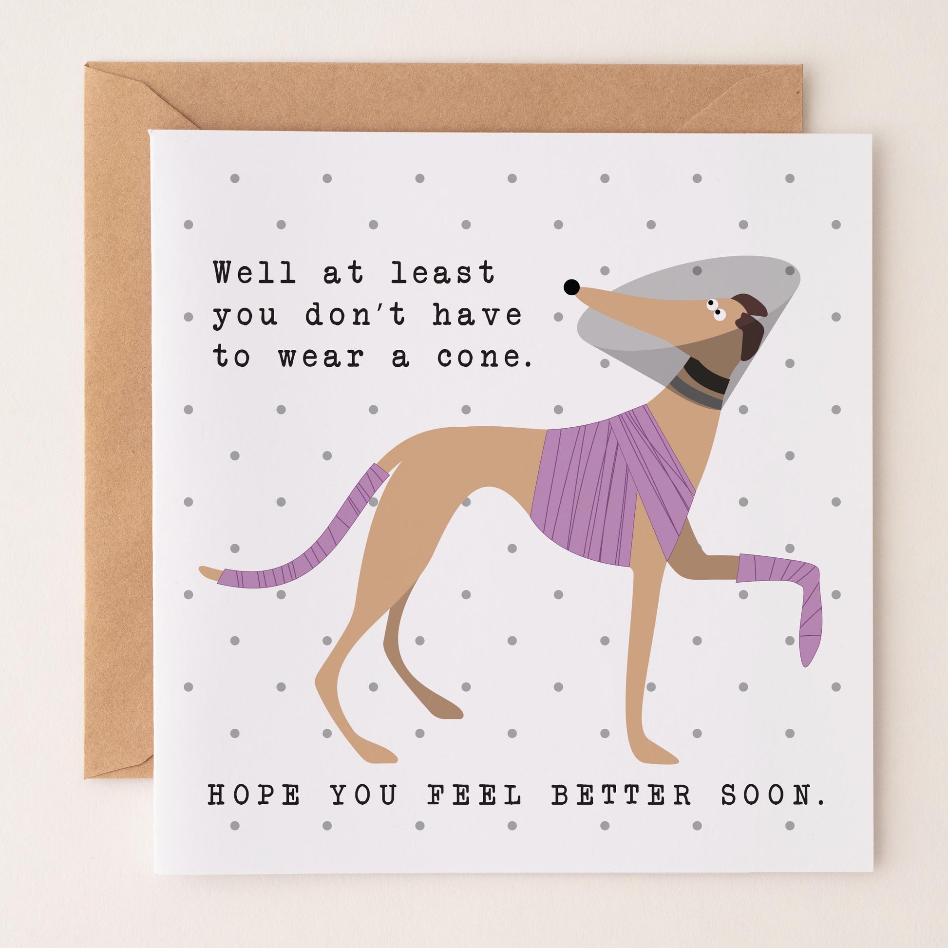 Get Well Soon - Hound Greetings Card