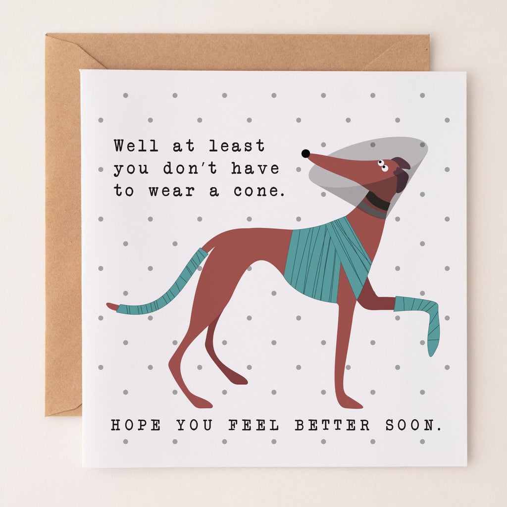 Get Well Soon - Hound Greetings Card