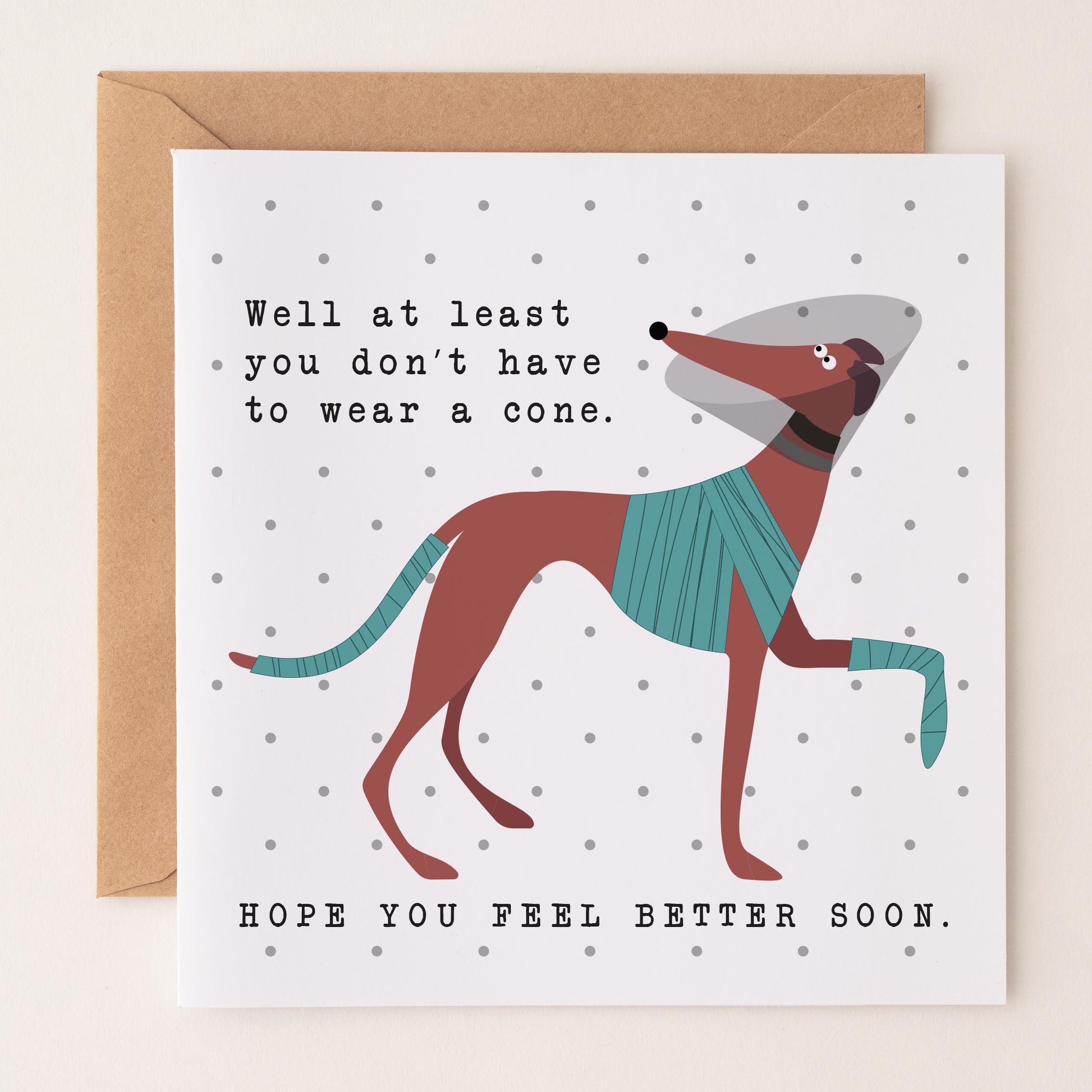 Get Well Soon - Hound Greetings Card