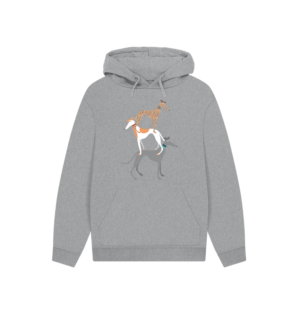Athletic Grey Printed Hoody