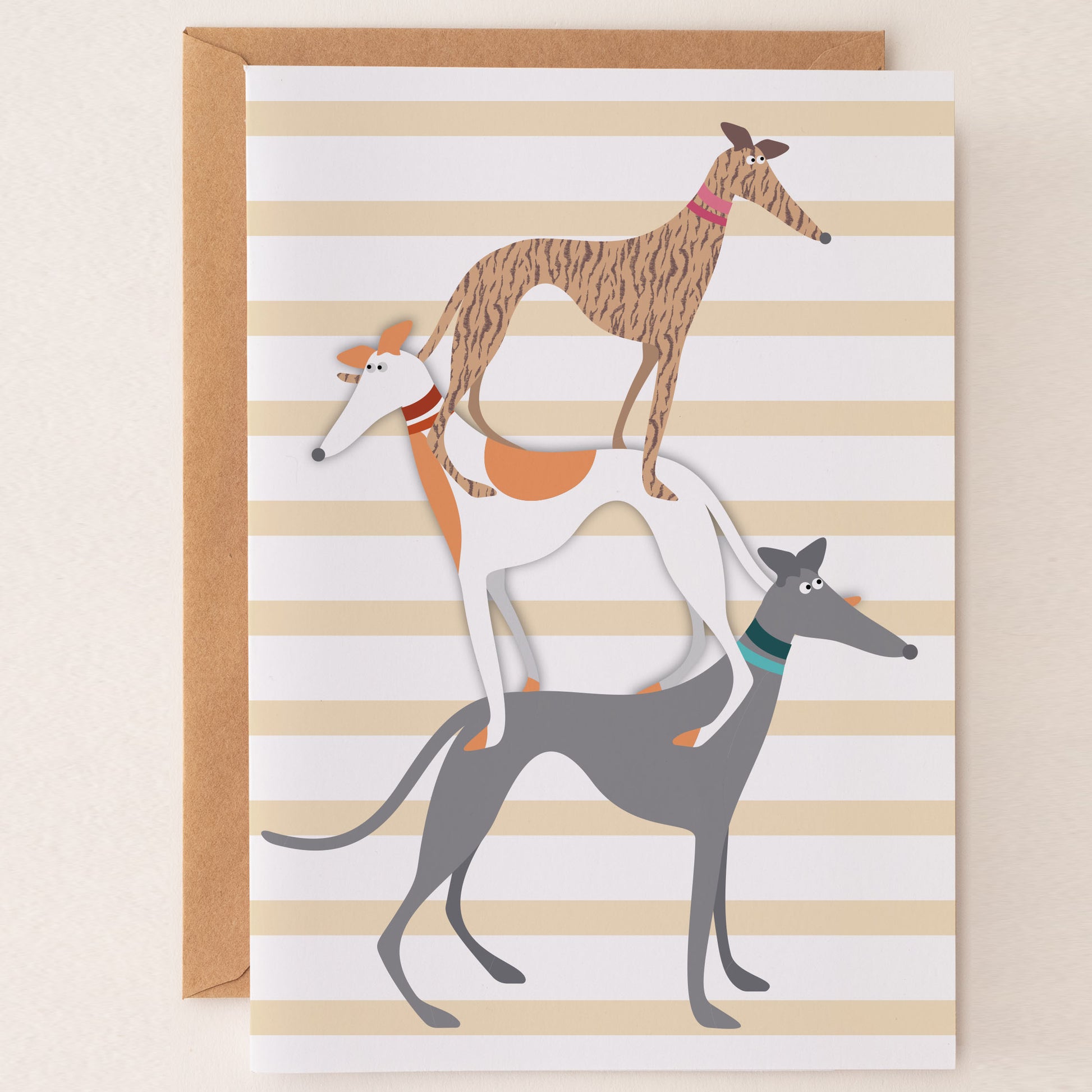 Hound Stack - Greetings Card - BIRTHDAY | THANK Y0U | INVITATION - A6