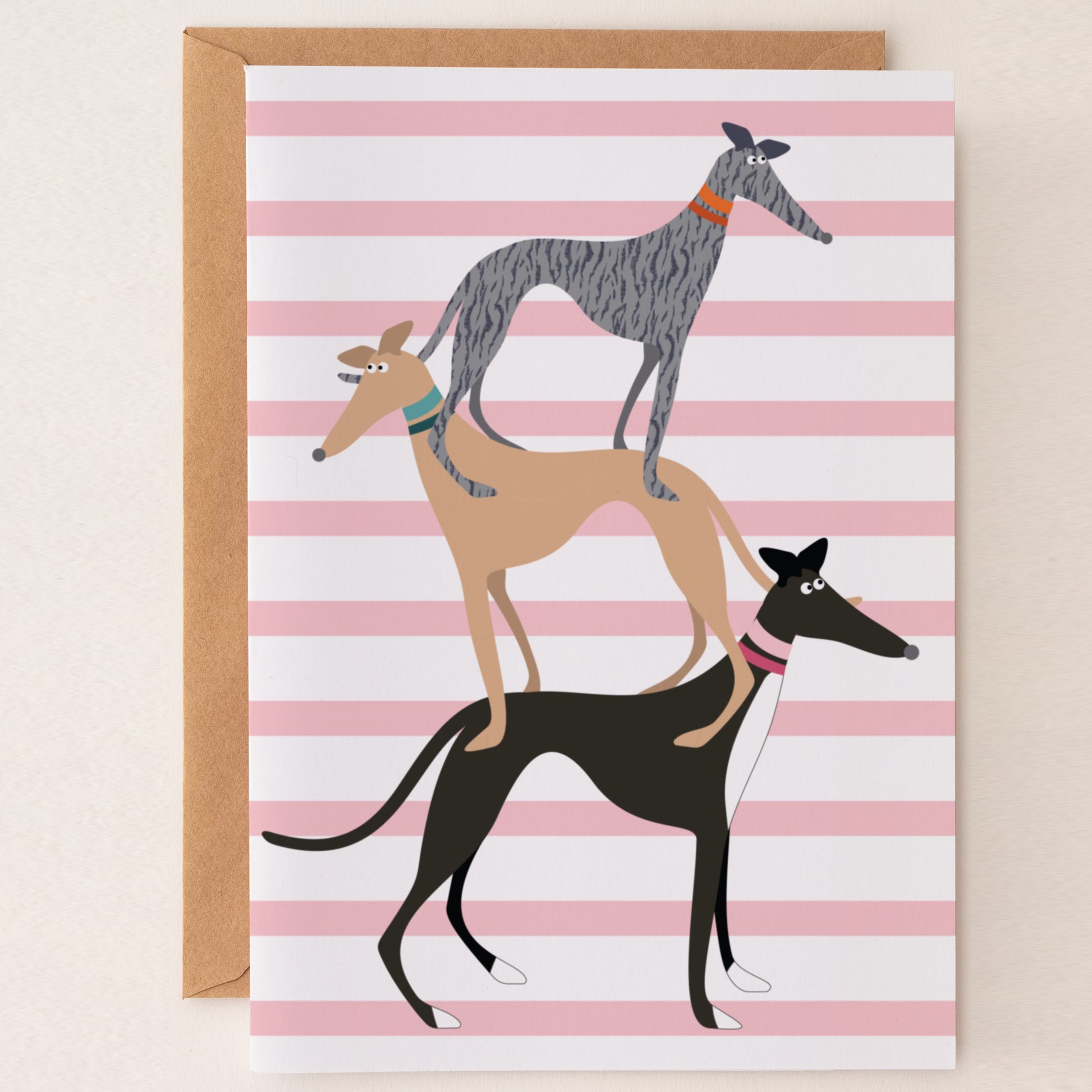 Hound Stack - Greetings Card - BIRTHDAY | THANK Y0U | INVITATION - A6