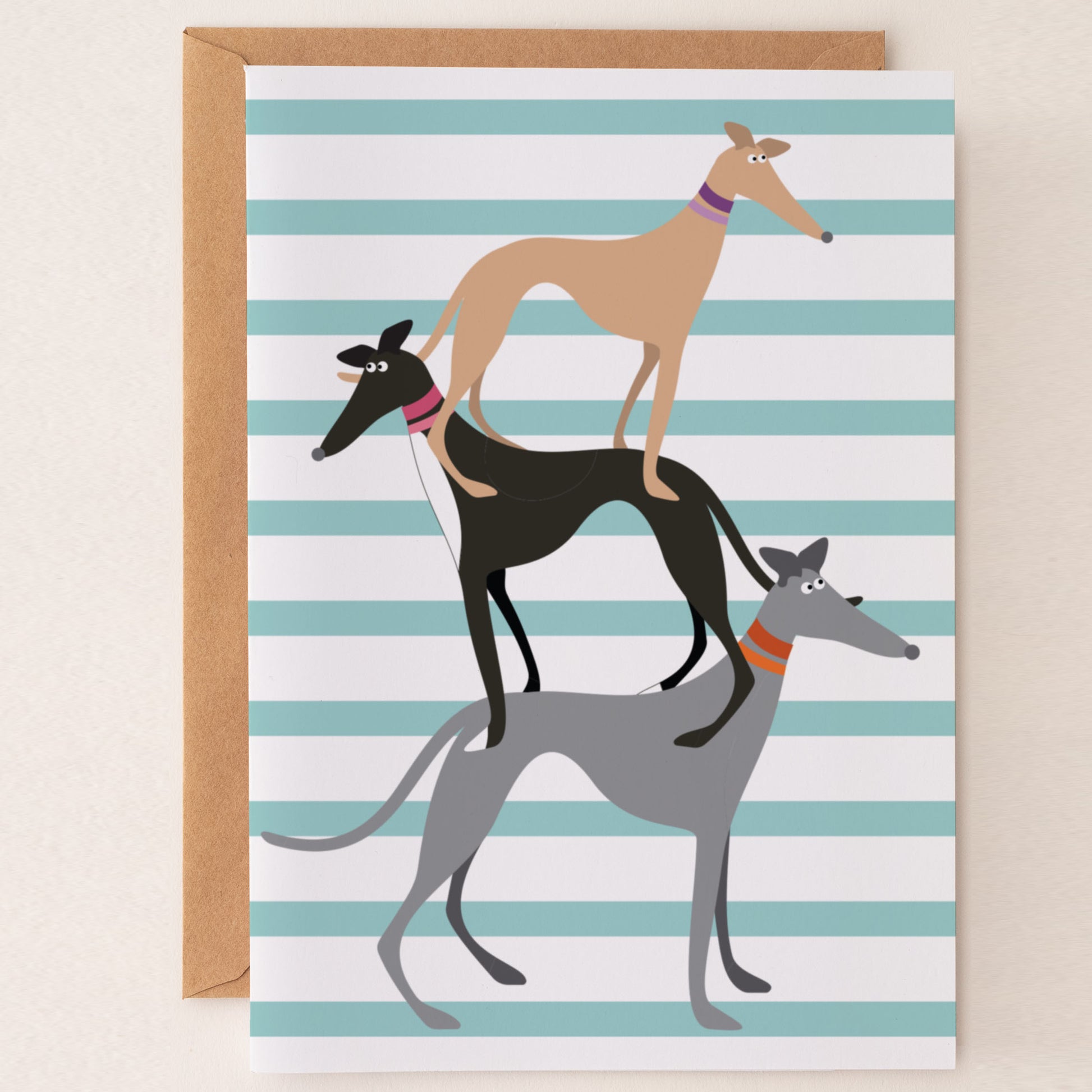 Hound Stack - Greetings Card - BIRTHDAY | THANK Y0U | INVITATION - A6