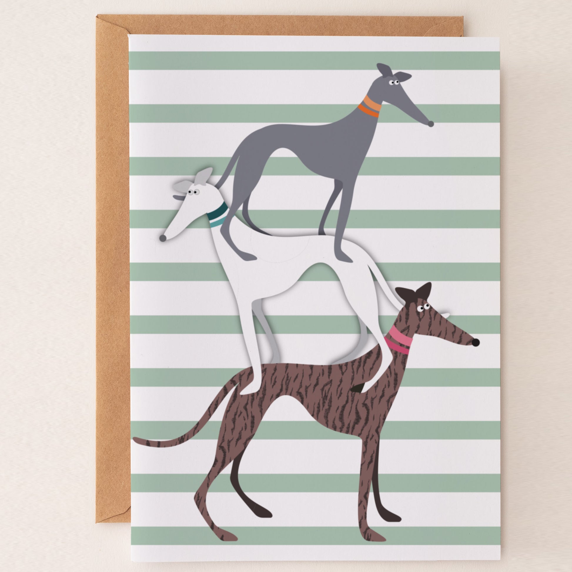 Hound Stack - Greetings Card - BIRTHDAY | THANK Y0U | INVITATION - A6
