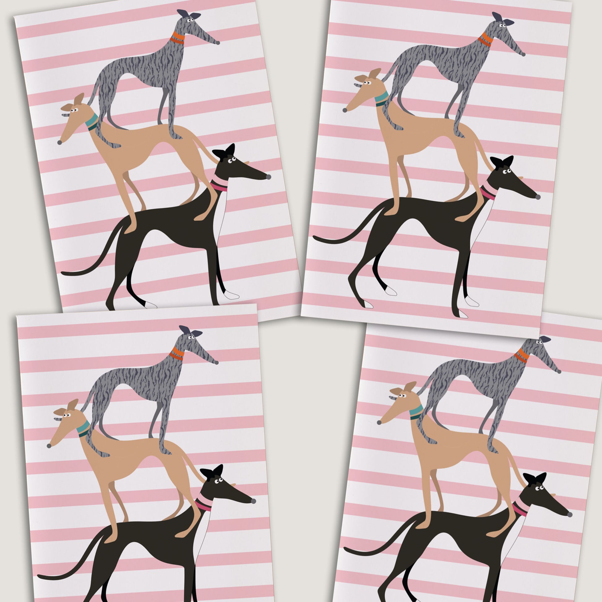 Hound Stack - Greetings Card - BIRTHDAY | THANK Y0U | INVITATION - A6