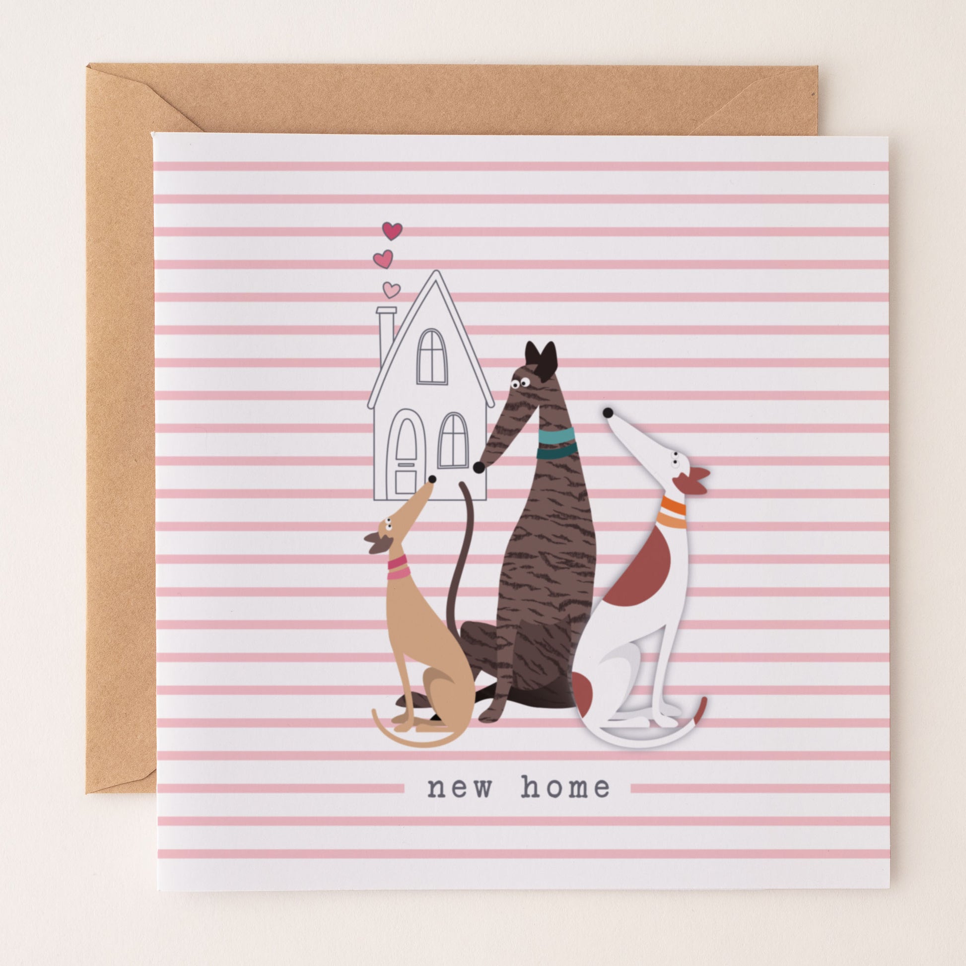New Home - Hound Greetings Card
