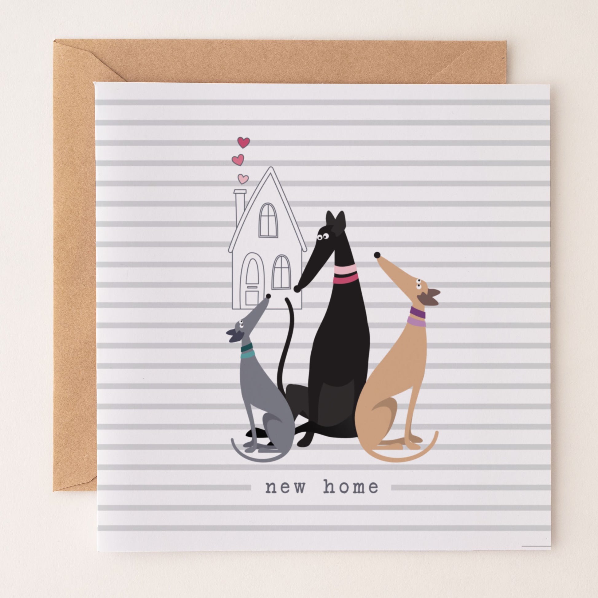 New Home - Hound Greetings Card
