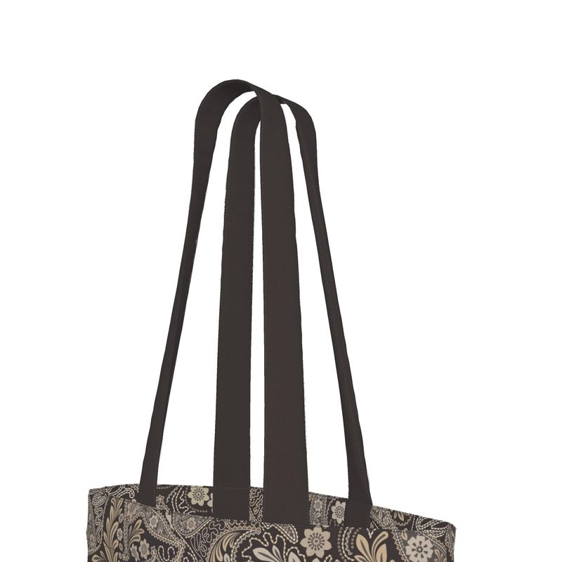 Paisley Hounds - Tote Bag - Chocolate