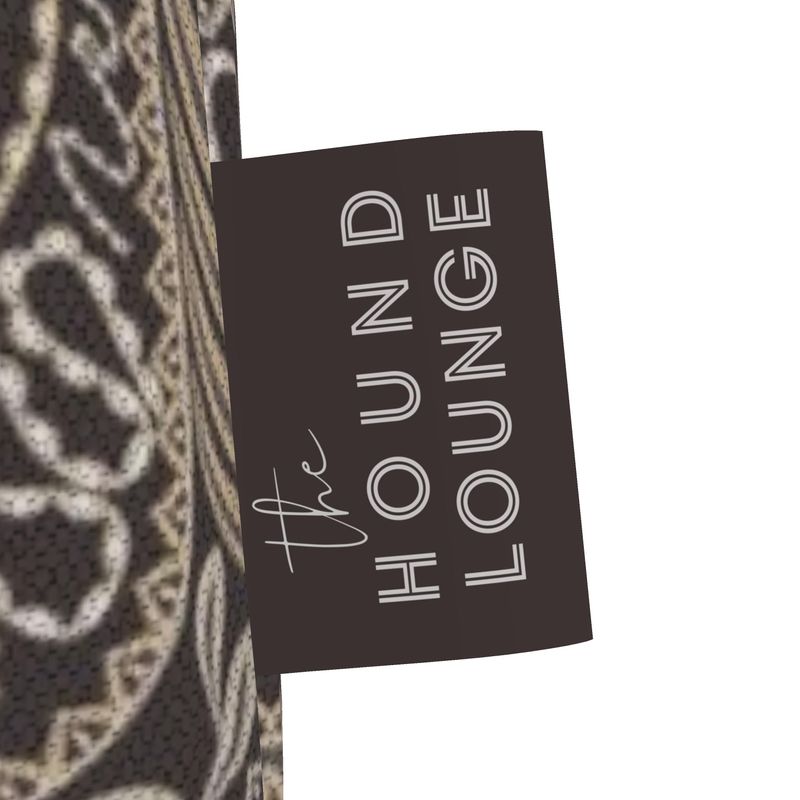 Paisley Hounds - Tote Bag - Chocolate Label