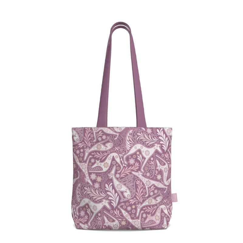 Paisley Hounds - Tote Bag - Lilac