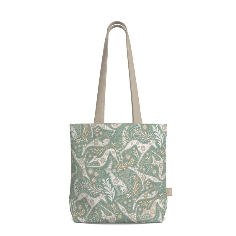 Paisley Hounds - Tote Bag - Willow