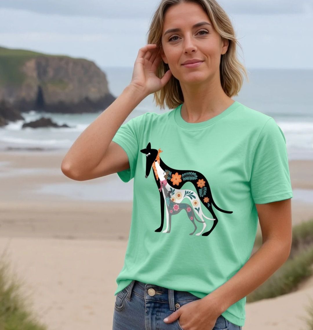 Rushin' Nestin Hounds Tshirt -Peppermint