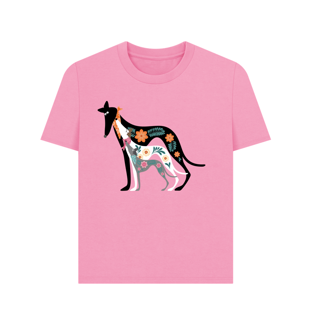 Rose Pink Printed T-shirt
