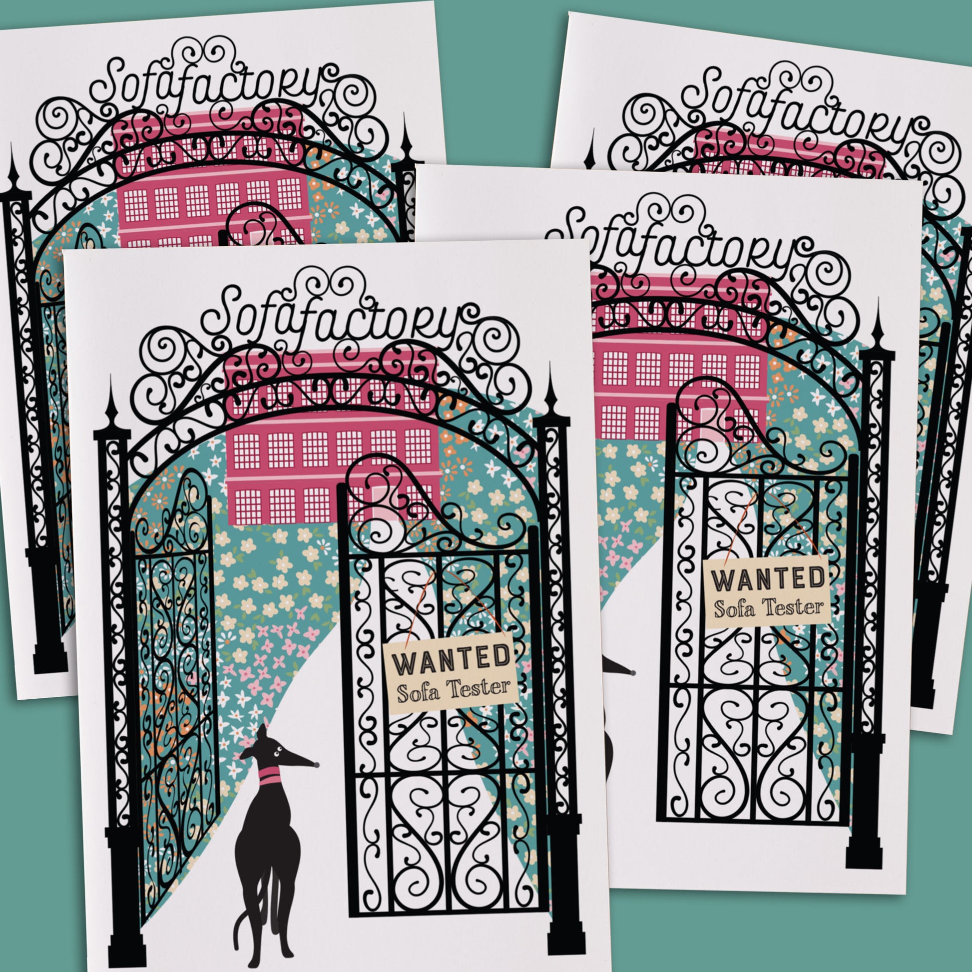 Wanted: Sofa Tester - Greetings Card - BIRTHDAY | THANK Y0U | INVITATION - A6