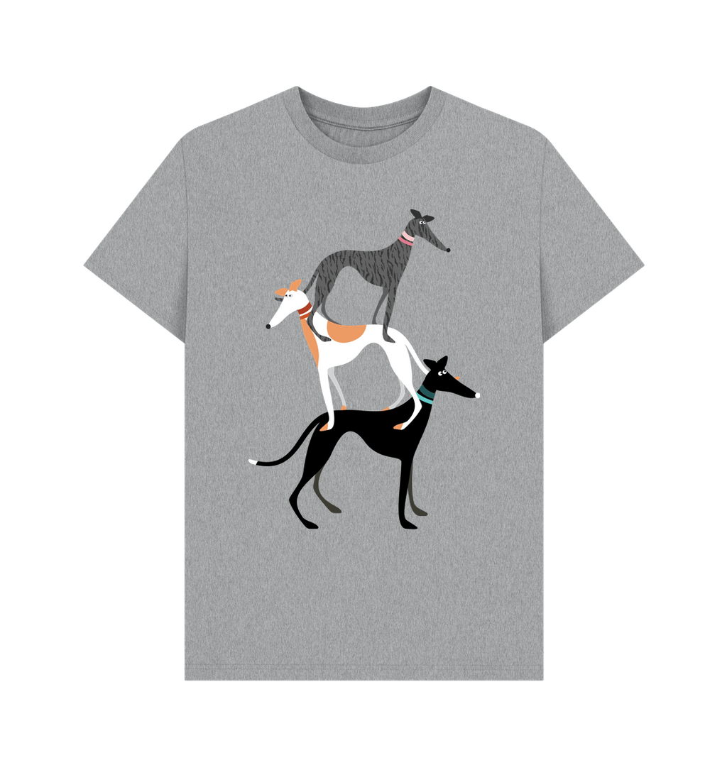 Athletic Grey Printed T-shirt