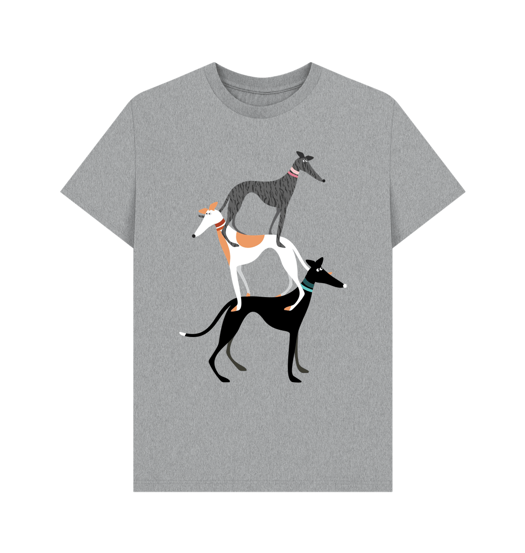 Athletic Grey Printed T-shirt