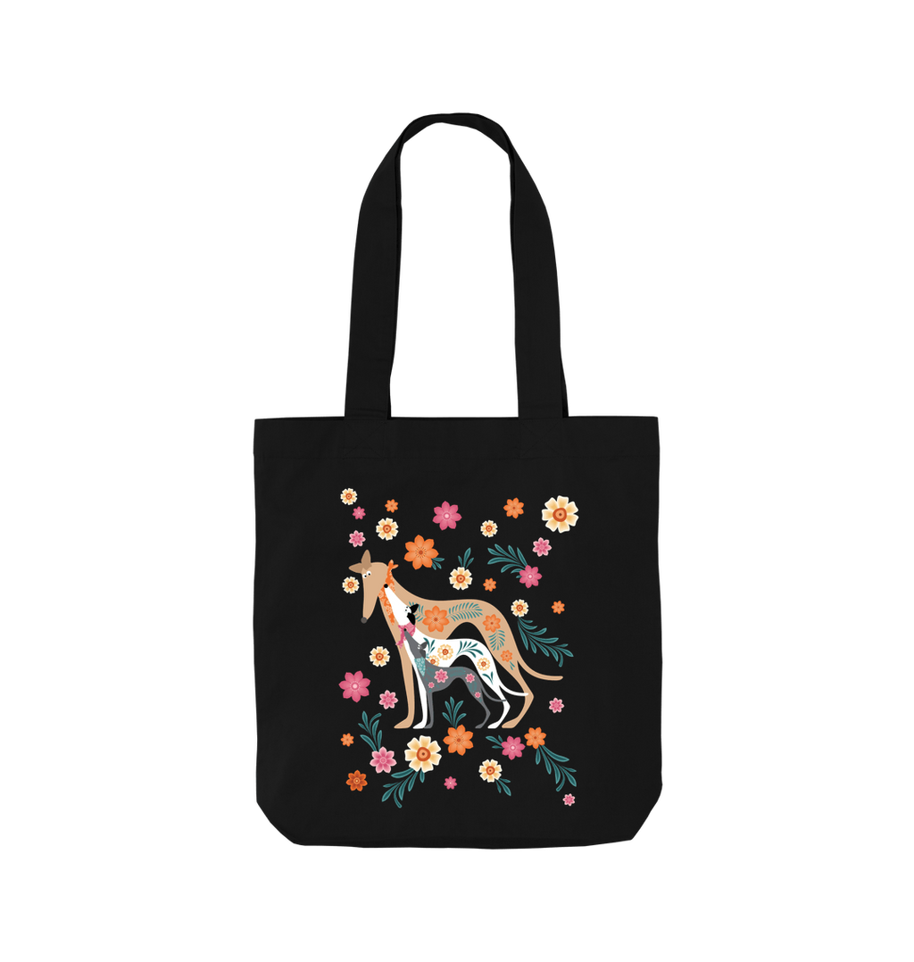 Black Printed Bag