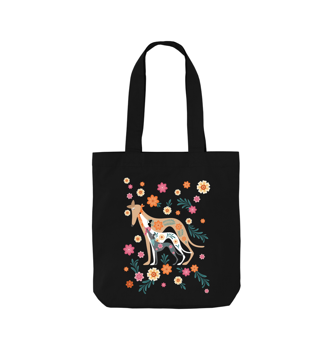 Black Printed Bag