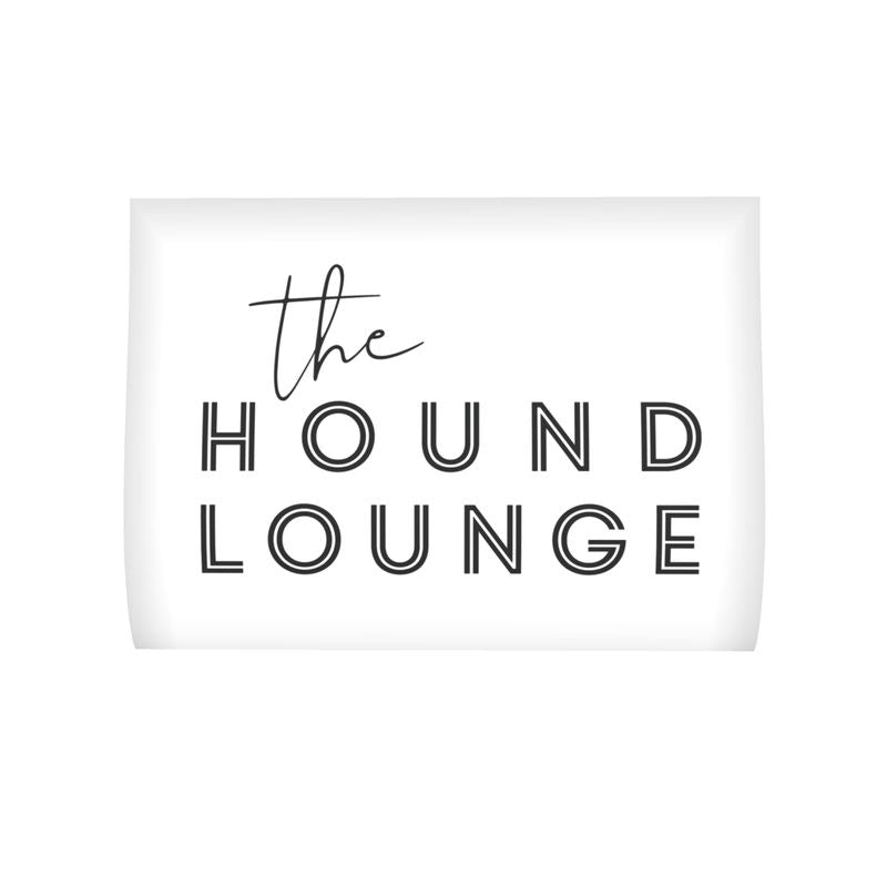 Black and White Hound Loungers - PINK Shopping Bag - The Hound LoungeParachute Shopping Bag
