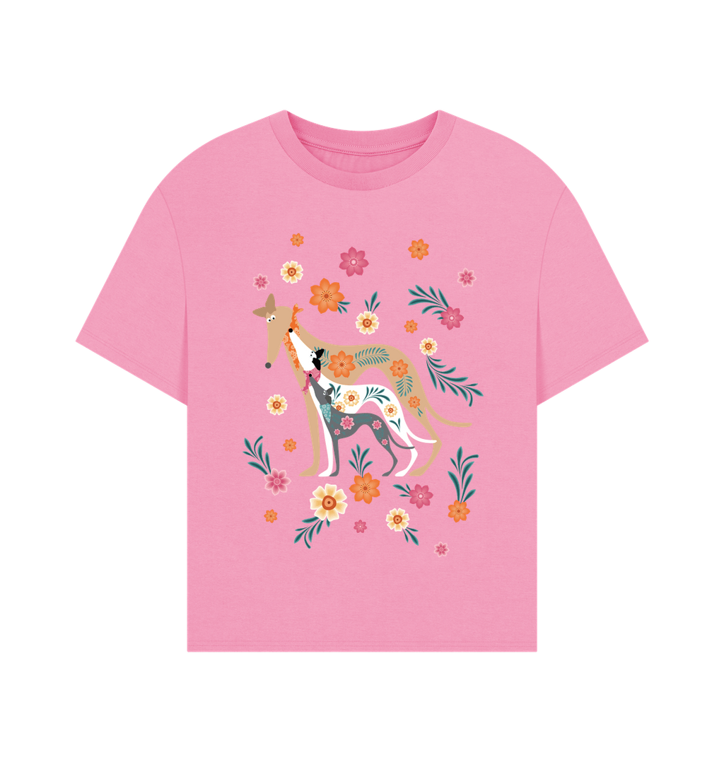 Rose Pink Printed T-shirt