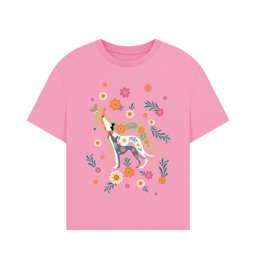 Rose Pink Printed T-shirt