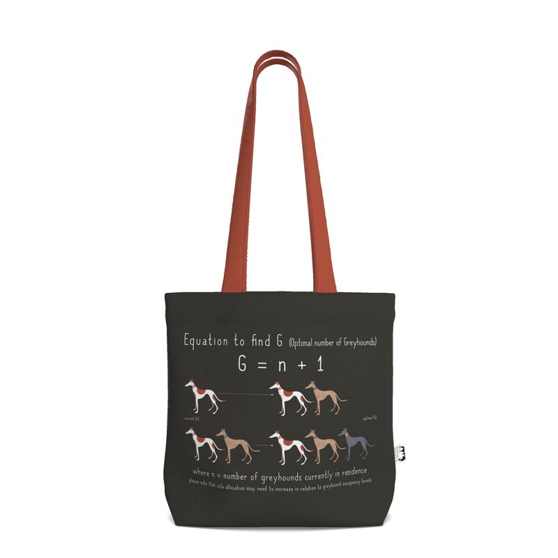 Greyhound Optimisation Equation - Tote Bag GREY Contrado
