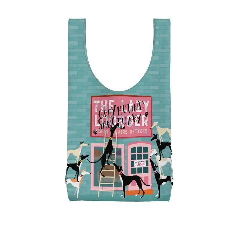 Greyhound Sanctuary aka the Great Sofa Heist Shopping Bag - The Hound LoungeParachute Shopping Bag