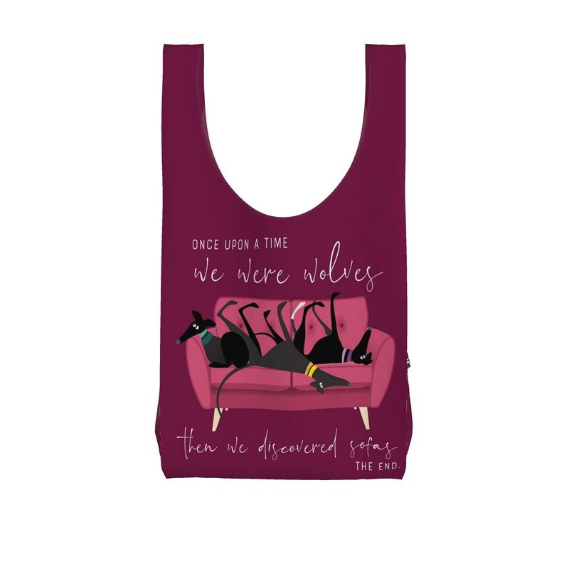 Once we were wolves - Parachute Shopping Bag - The Hound LoungeParachute Shopping Bag