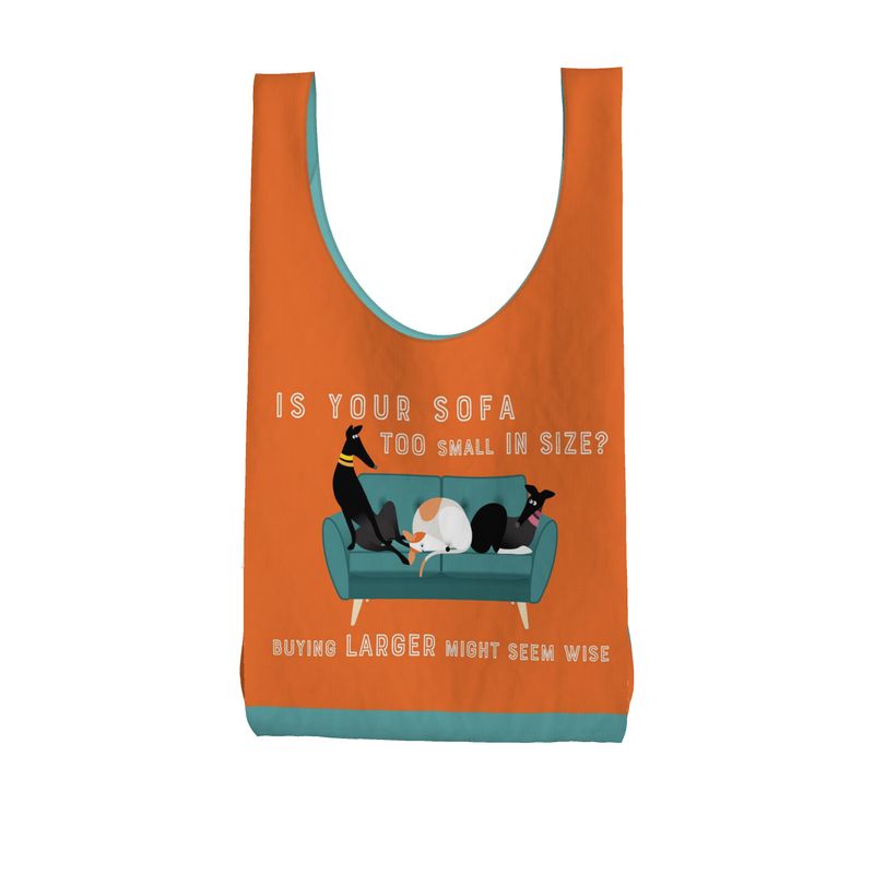 The Downside Of The Upsize | Hounds v Sofas - Parachute Shopper - The Hound LoungeParachute Shopping Bag